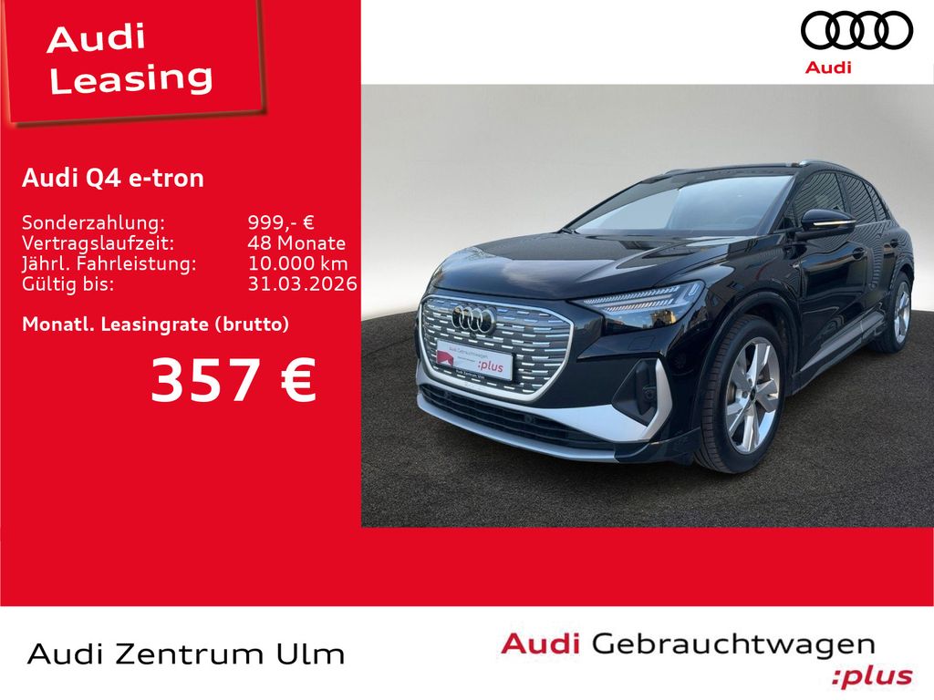 Audi Q4 e-tron 35 S-Line 20 AHK HuD MATRIX NAVI WÄPU