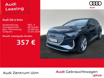 Audi Leasingangebot: Audi Q4 e-tron 35 S-Line 20 AHK HuD MATRIX NAVI WÄPU