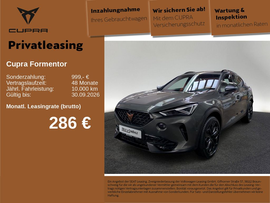 Cupra Formentor VZ Tribe Edition 2.0 TSI PANO AHK AKRA