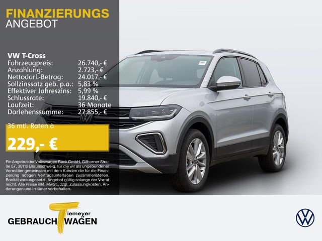 Volkswagen T-Cross 1.0 TSI DSG LIFE MATRIX LM17 SITZHZ KAME