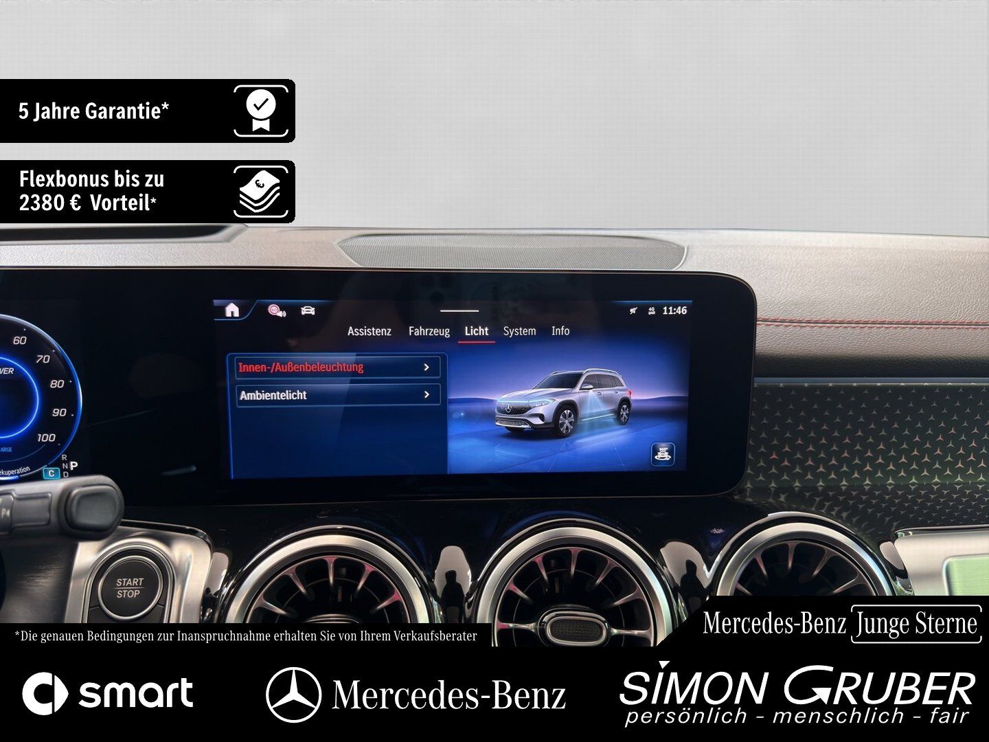 Fahrzeugabbildung Mercedes-Benz EQB 300 4M AMG Panorama HUD Distronic 7Sitze
