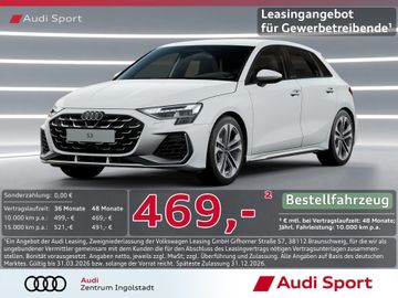 Audi Leasingangebot: Audi S3 Sportback quattro LED,SHZ UPE 57.440,-