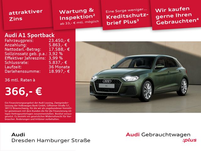 Audi A1 Sportback 30 TFSI Advanced