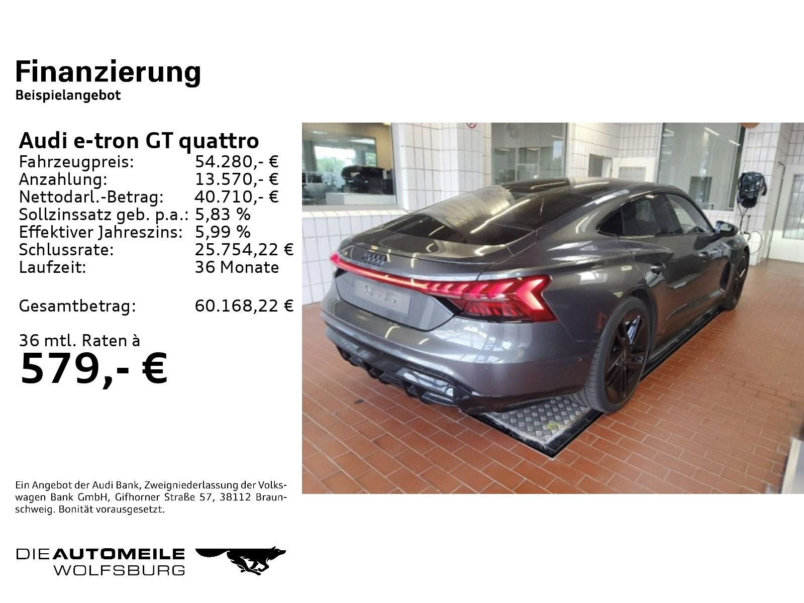 Audi e-tron GT Q Matrix/Luft/ACC/HuD/360°/Navi imagem 2
