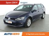 Volkswagen Golf VII 1.2 TSI Lounge BMT*TEMPO*PDC*SHZ*KLIMA* - mit Benzin-Antrieb: Blau, Stoff, Kombi, mit Klimaanlage