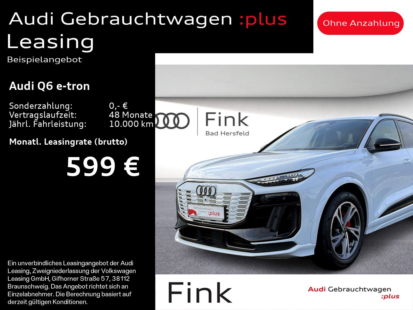 AUDI Q6 e-tron S line Tech plus B&amp;O