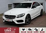 Mercedes-Benz C 220 d AMG StandHzg*Kamera*ACC*Navi*LED*Leder* - Mercedes-Benz C 220 mit Diesel-Antrieb: Weiß, Ambiente-Beleuchtung, Limousine