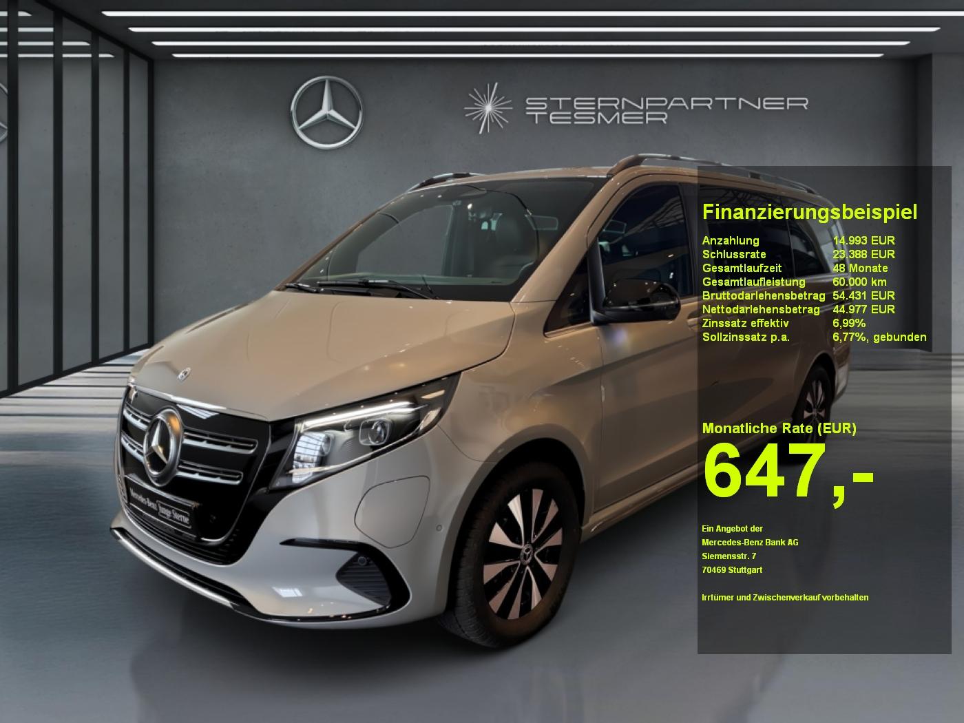Mercedes-Benz EQV 300 AVANTGARDE Lang AIRMATIC+7-Sitzer+DISTR.