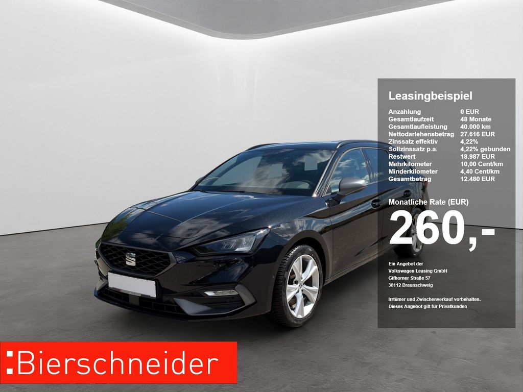 Leon SP 2.0 TDI DSG FR LED NAVI AHK ACC SIDEASS