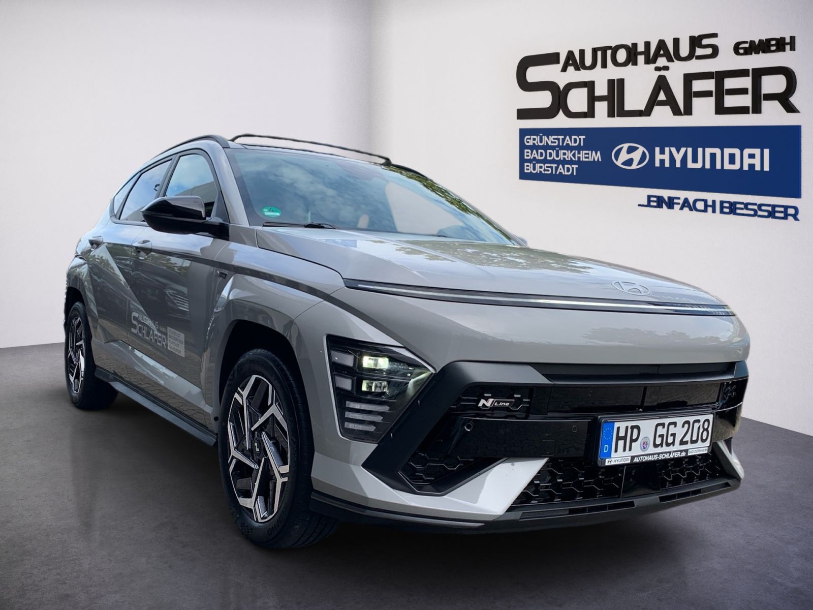 Fahrzeugabbildung Hyundai KONA 1.6 GDI N Line Hybrid el. Glas Schiebedach