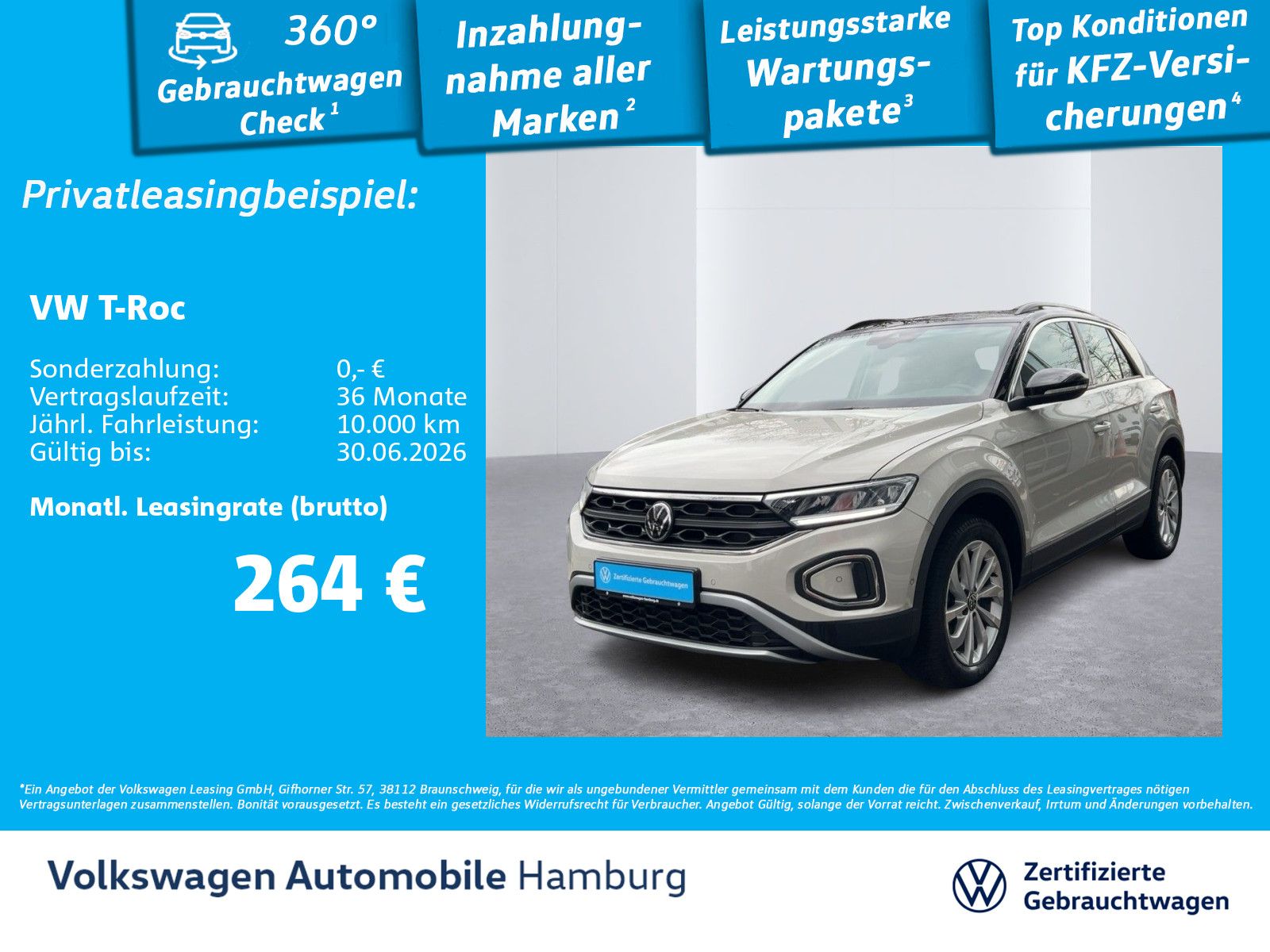 Volkswagen T-Roc Life 1.0 TSI Sitzheizung Einparkhilfe Navi