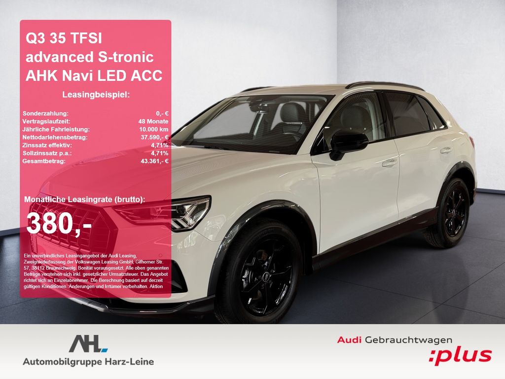 Q3 35 TFSI advanced S-tronic AHK Navi LED ACC LM