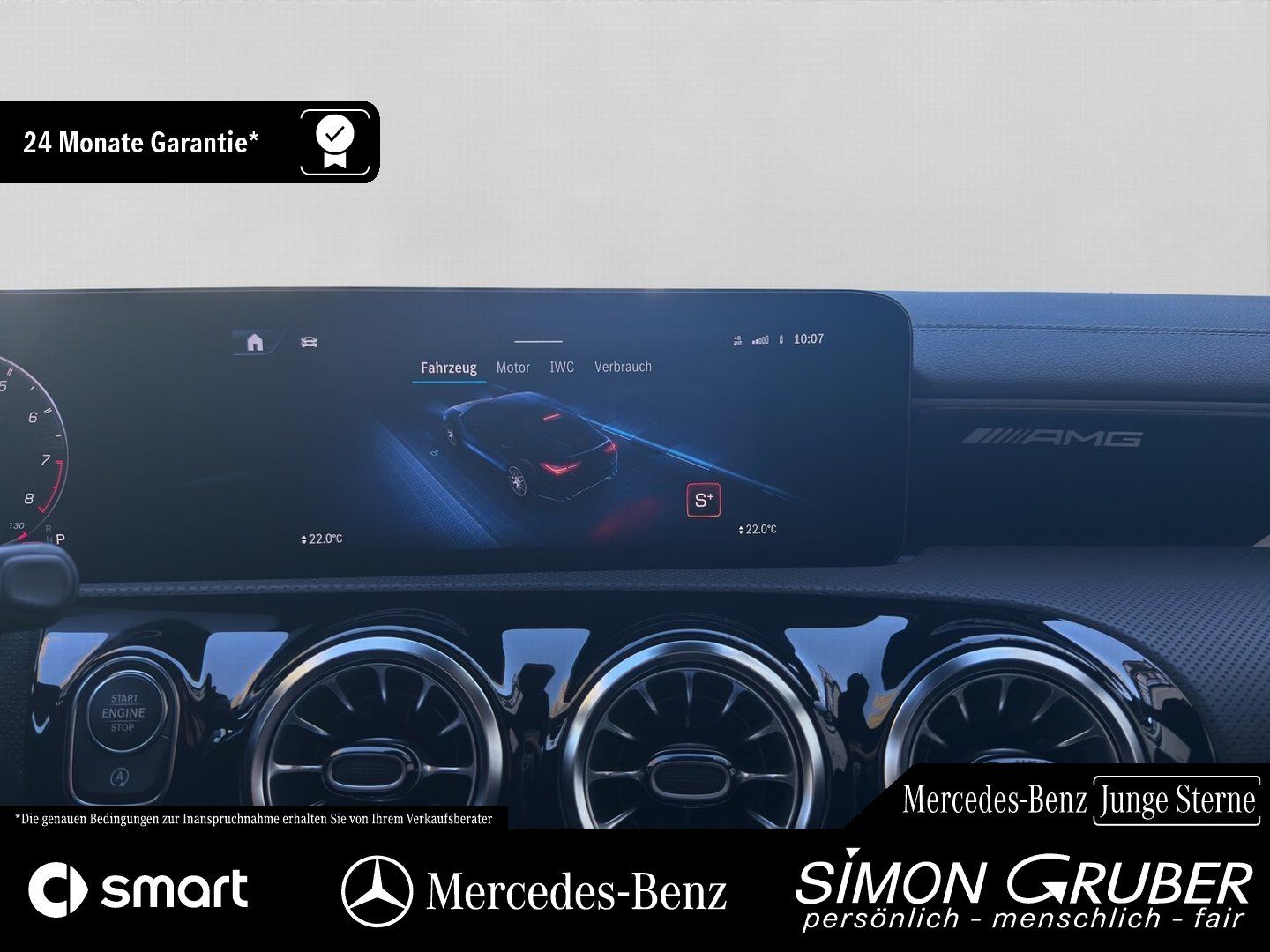 Fahrzeugabbildung Mercedes-Benz CLA 45 S Coupe AMG Night Pano HUD Burm Driver`s