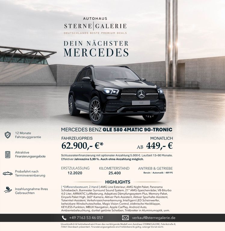 Image of Mercedes-Benz GLE 580