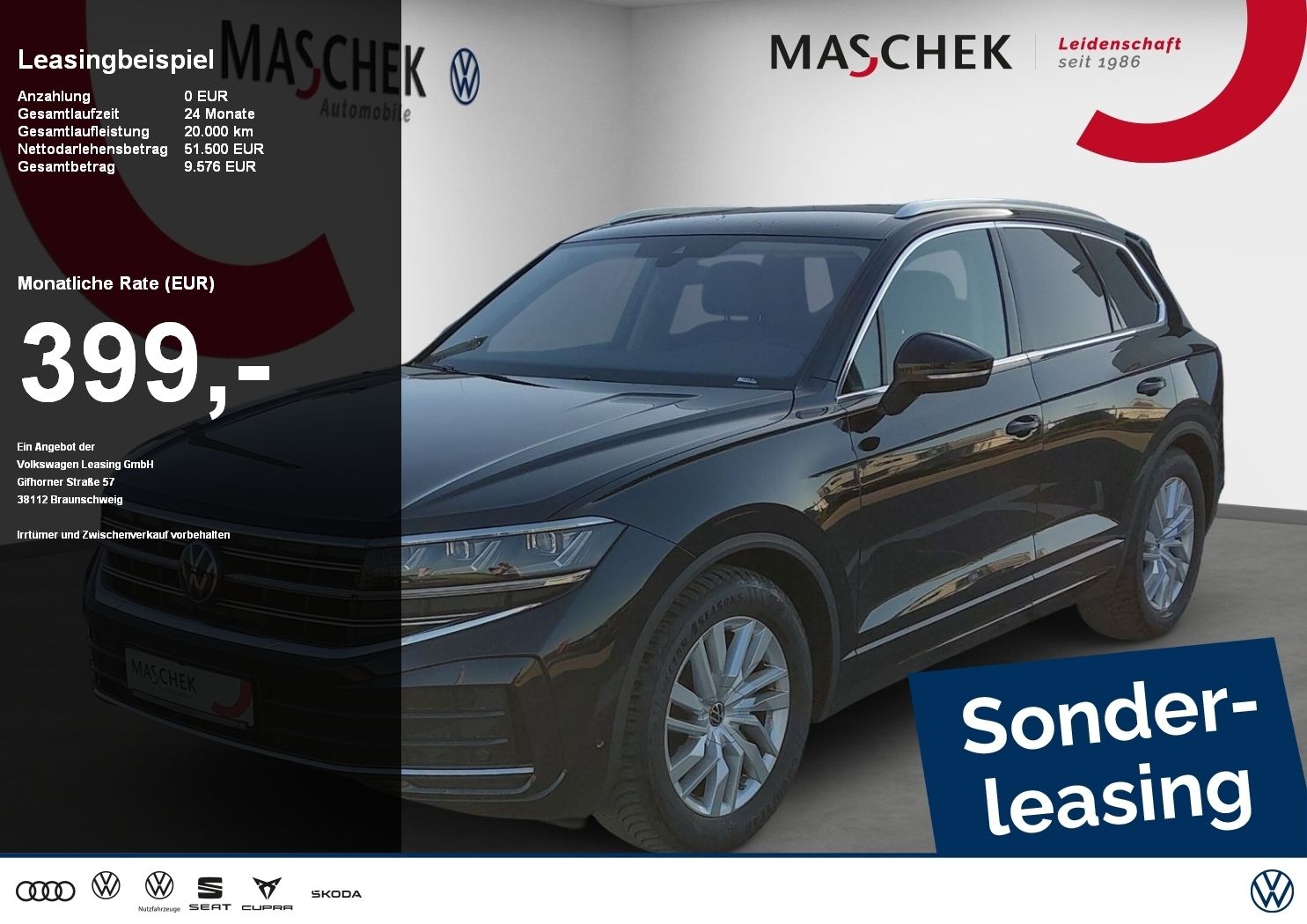 Volkswagen Touareg Elegance 3.0 TDI Luftfwk AHK Navi Kamera