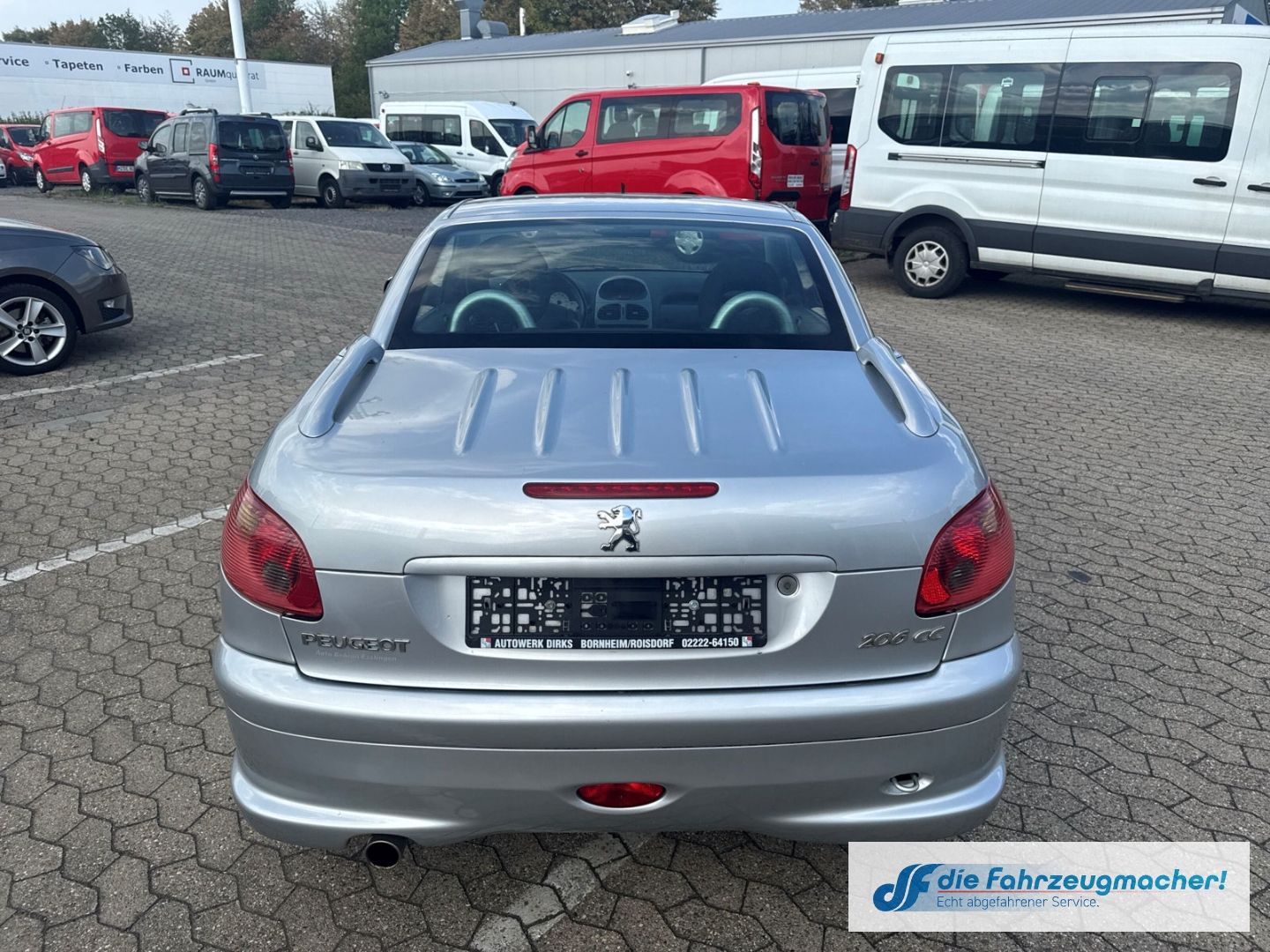 Fahrzeugabbildung Peugeot 206 Cabriolet CC Quiksilver El. Verdeck *EXPORT