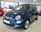 Fiat 500C 1.0 DolceVita Cabrio Carplay PDC 1.Hand - blaue Fiat 500C