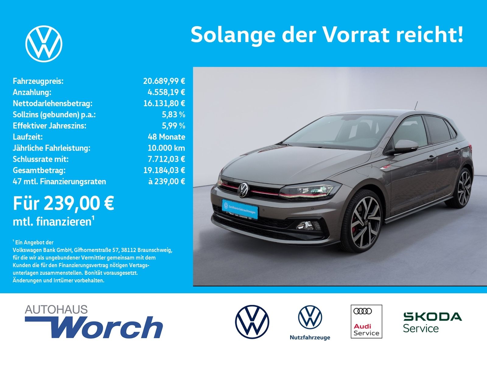 Polo GTI DSG LED+NAVI+SPORT-SELECT