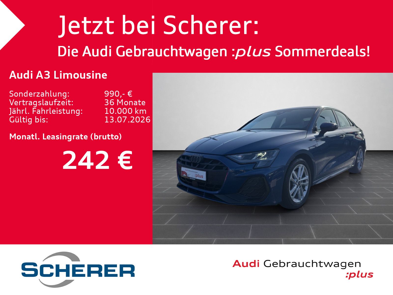 Audi A3 Limousine 30 TFSI S line S tronic NAVI KAMERA