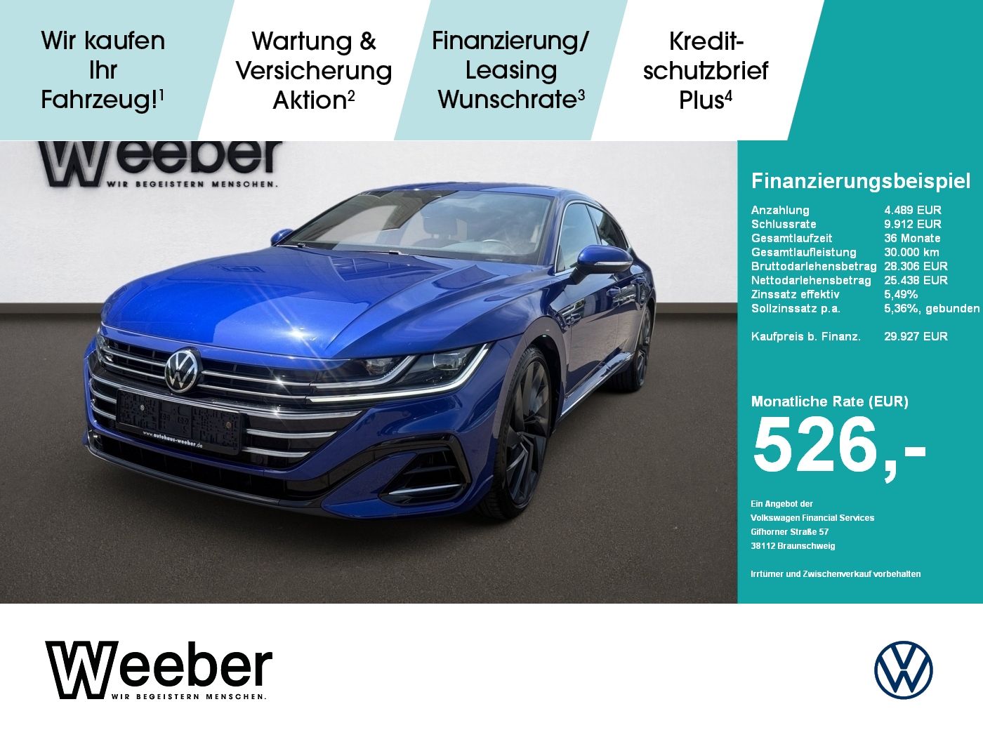 VW Arteon Shooting Brake R-Line 4Motion *AHK*KEYLES