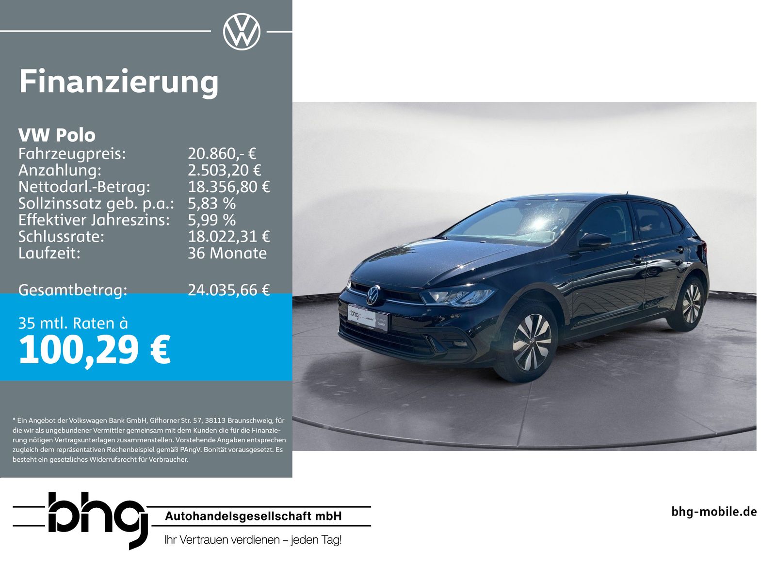 Volkswagen Polo Life 1,0 l TSI OPF