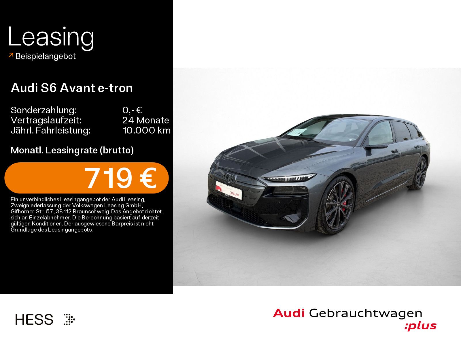 Audi S6 Avant e-tron*EDITION-ONE-GREY*STHZG*HUD*MATRI