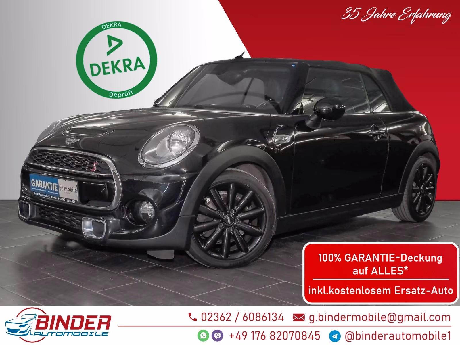 MINI Cabrio Cooper S*SORGLOS-PAKET*GARANTIE*TOP*