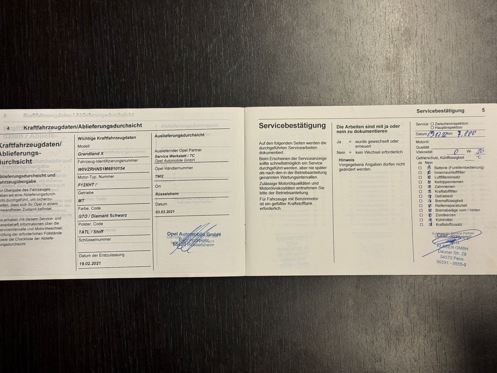 Fahrzeugabbildung Opel Grandland (X) SPORTPAKET & DESIGN LINE AHK LED+