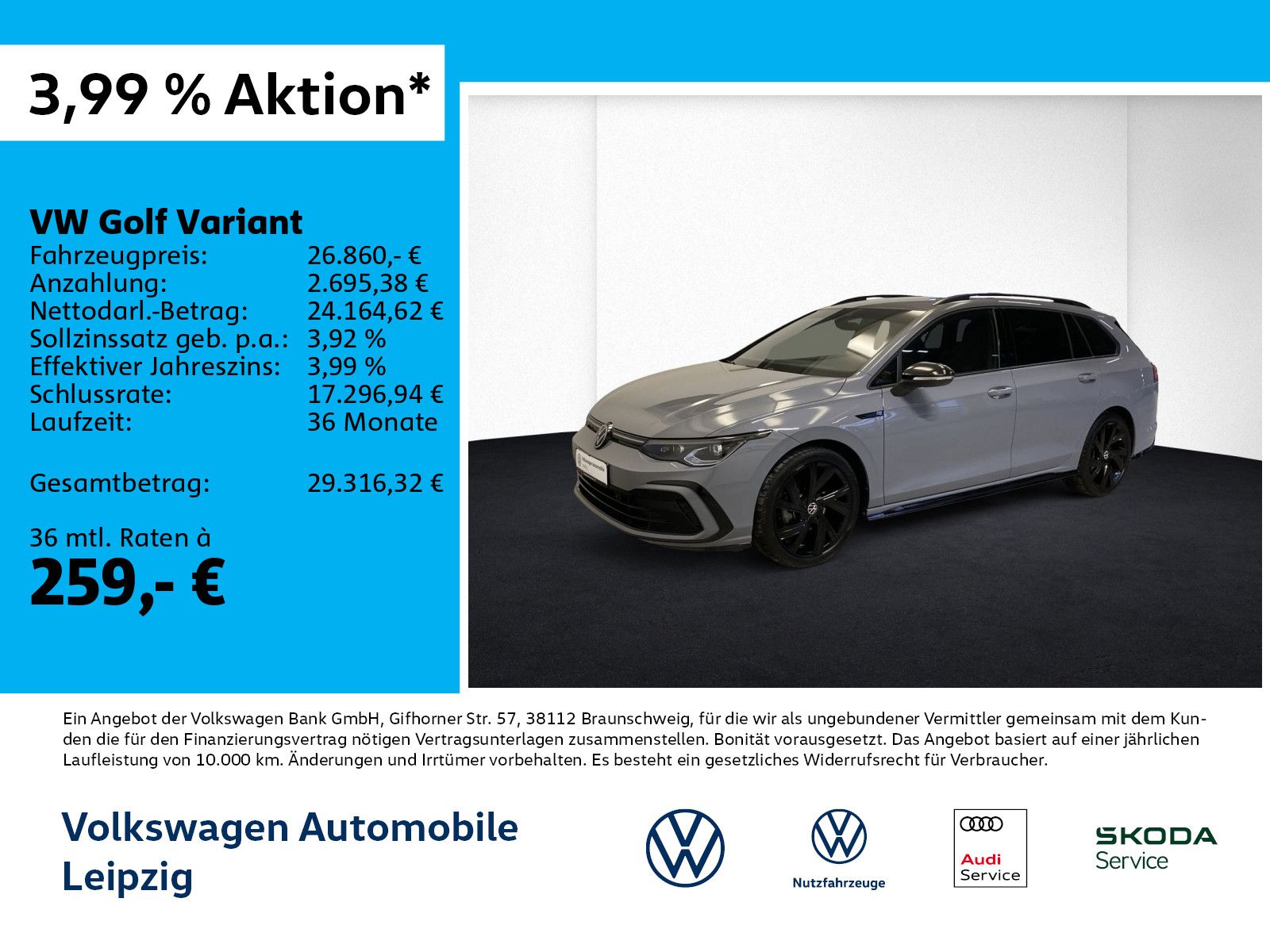Volkswagen Golf VIII Variant 1.5 TSI R-Line"Black Style"ACC