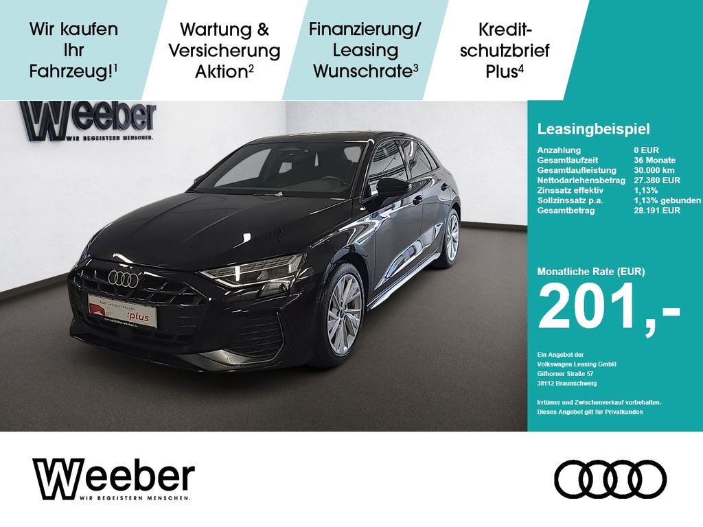 Audi A3 Sportback S line *KAMERA*NAVI*LED*5J GAR*KESS