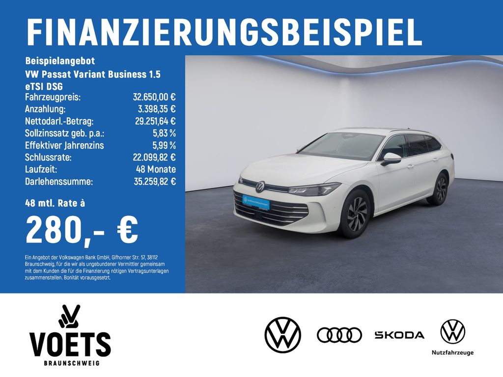 Passat Variant Business 1.5 eTSI DSG RearView
