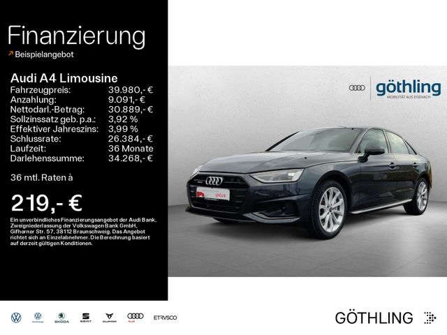 Audi A4 Limousine 40 TDI quattro *LED*Navi+*Kam*Optik