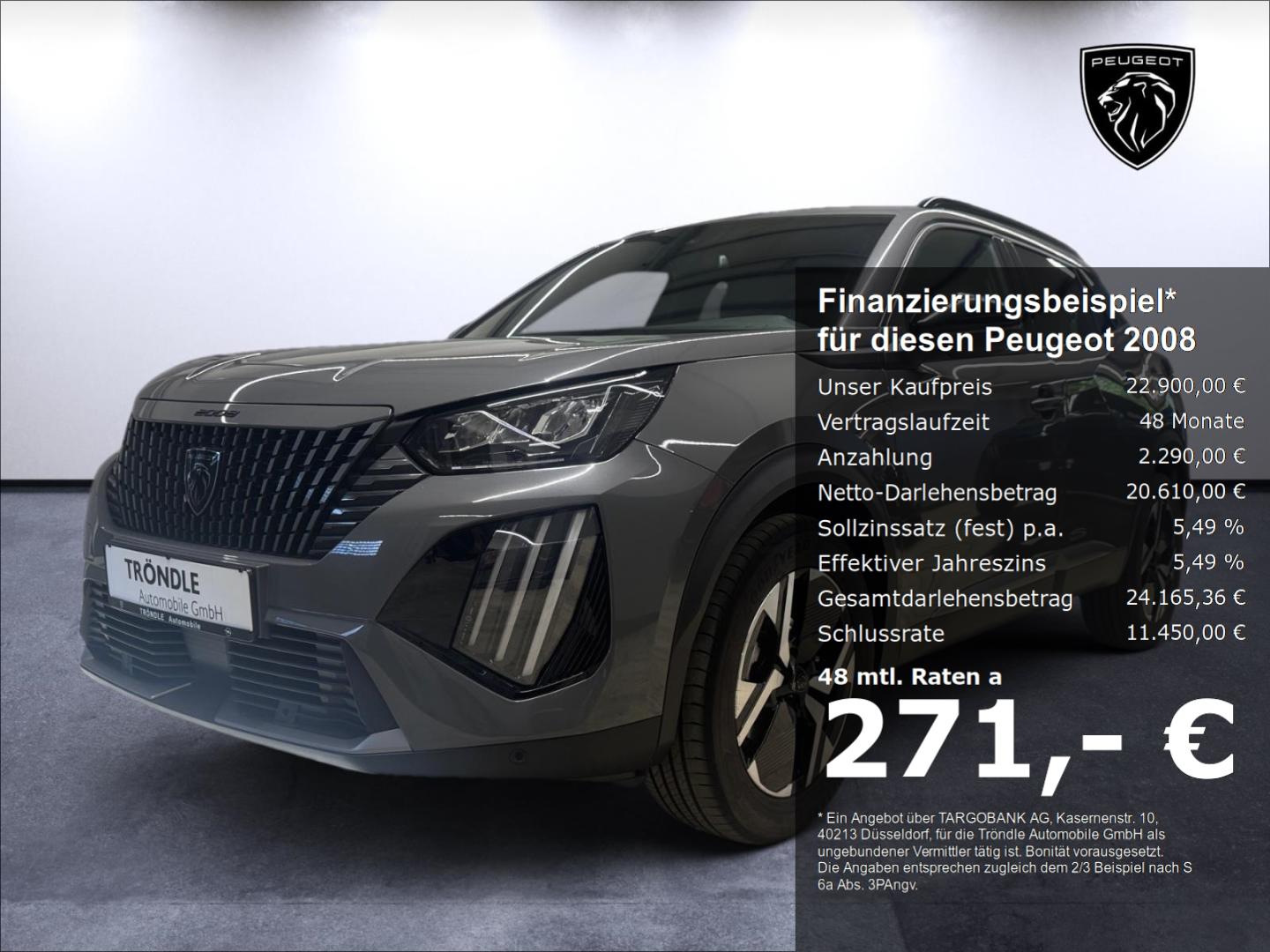 Peugeot 2008 Allure 1.2 PureTech 130 LED CarPlay Klimaau