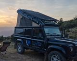 Land Rover Defender 110 Td5 Hubdach Expeditionsmobil - gebrauchte Land Rover Defender aus dem Jahr 2002