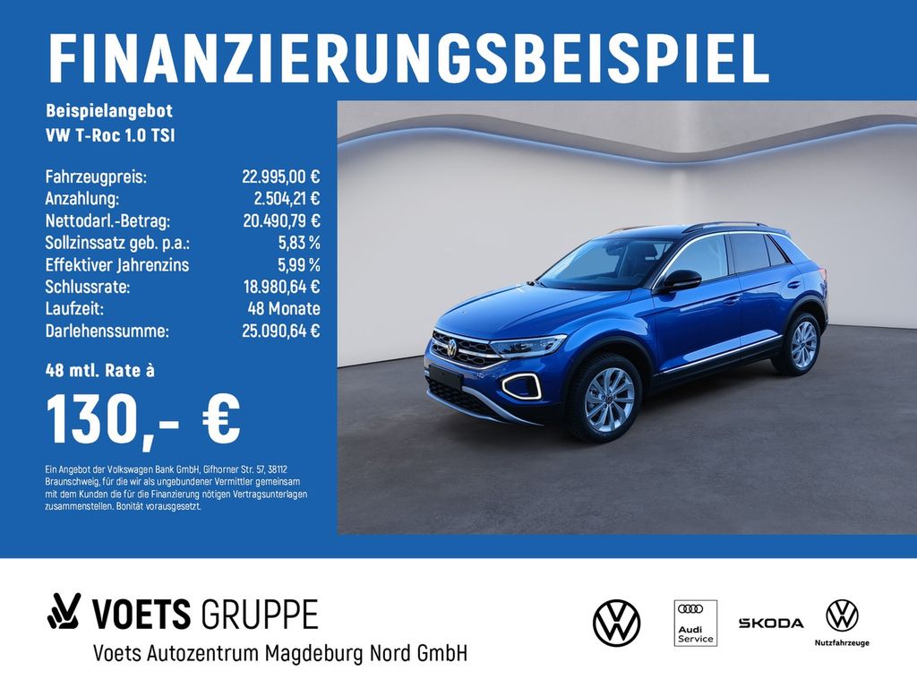 T-Roc 1.0 TSI Style LED+AHK+ACC+PDC+KAM+SHZ