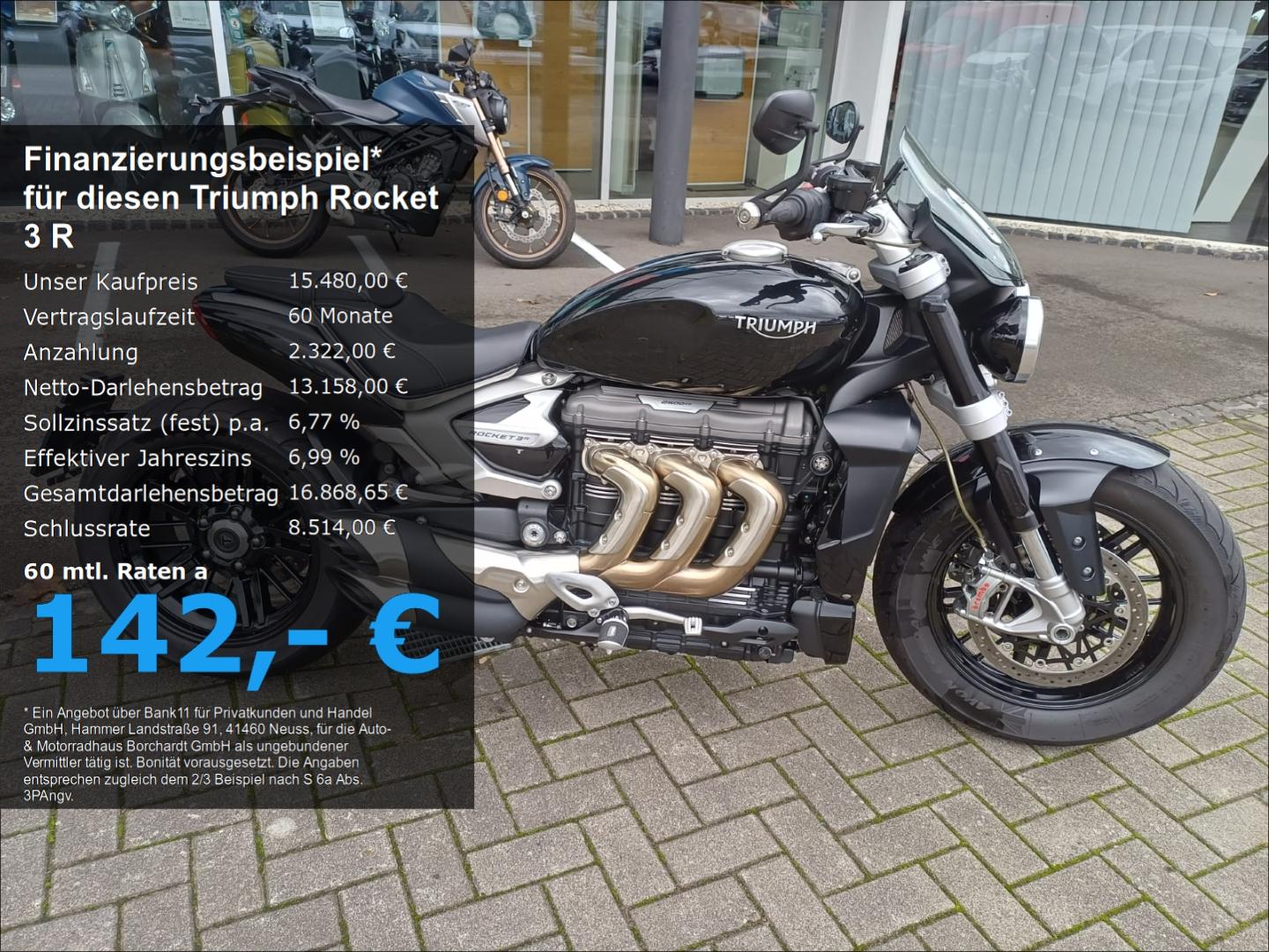 Triumph Rocket 3 R *Wenig KM*Top Zustand*Schwarz*167 PS*