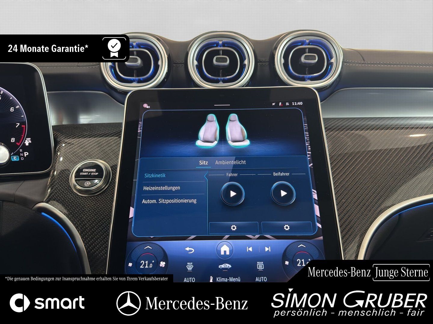 Fahrzeugabbildung Mercedes-Benz GLC 43 4M Night Carbon Nappa Pano Premium+ AHK