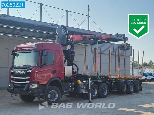 Scania G500 6X6 Holz Kran Palfinger Q170Z96 6X6 Crane R