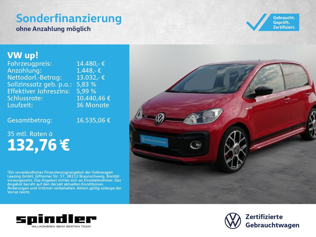 Volkswagen up! GTI 1.0TSI / Bluetooth, Climatronic,RFK, SHZ