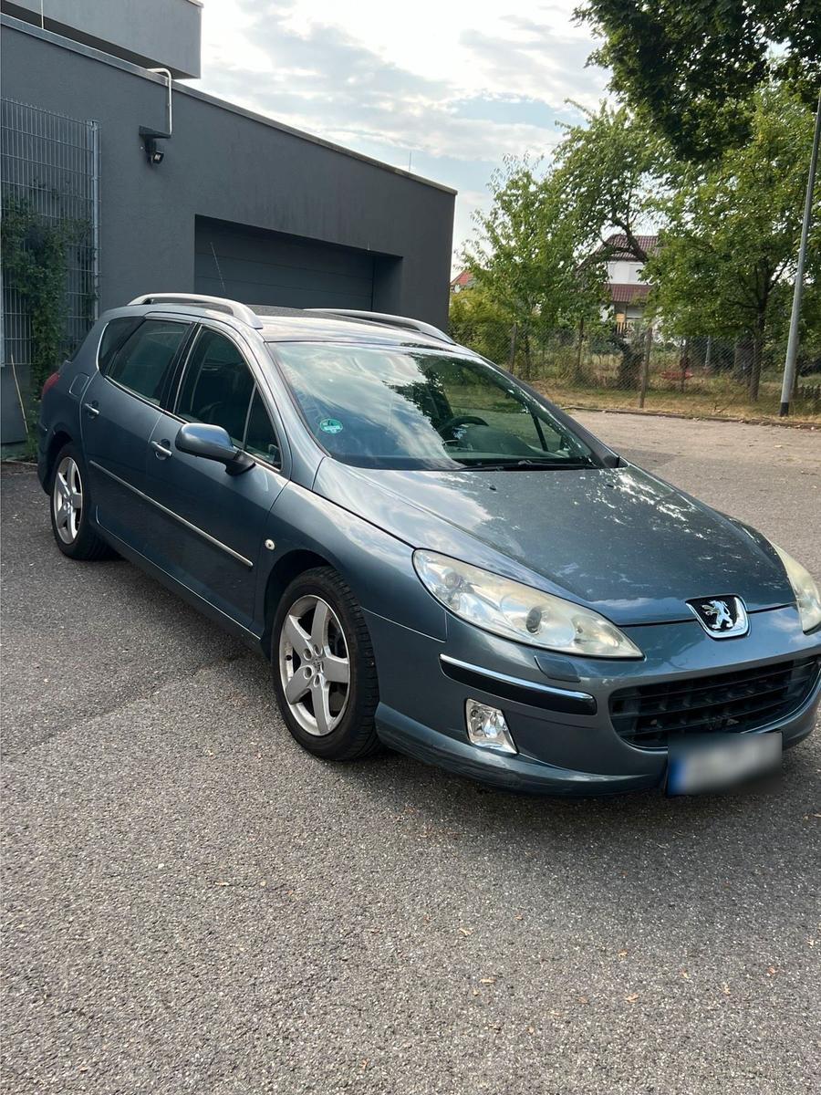 Peugeot 407 2005 — вигляд ззаду