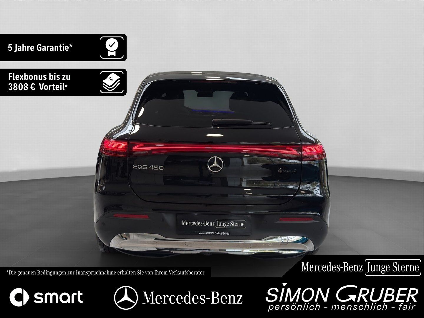 Fahrzeugabbildung Mercedes-Benz EQS 450 4M SUV Pano Hyper AHK Mod 2026 118kwh