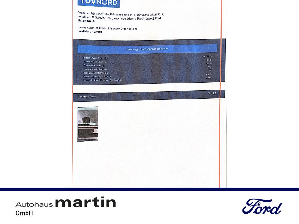 Fahrzeugabbildung BYD Atto 3 150 kW Design NAVI ACC SITZBELÜFTUNG LED