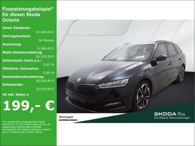 Skoda Octavia Combi Sportline 2.0 TSI DSG 4X4 LED NAVI