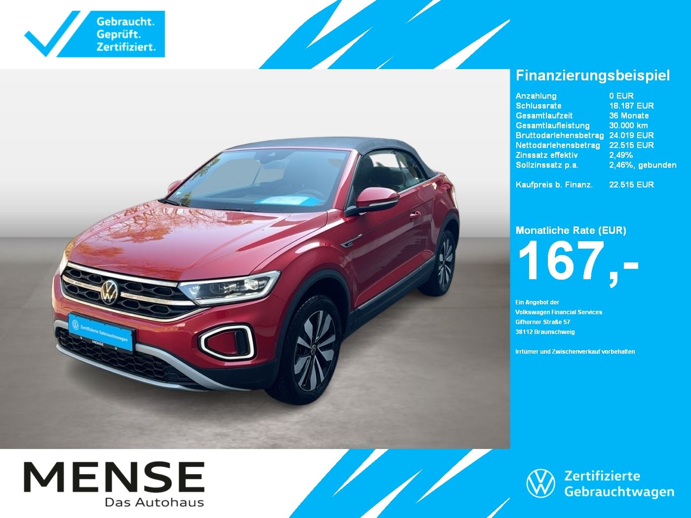 Volkswagen T-Roc Cabriolet 1.0 TSI Style MOVE CarPlay|ACC