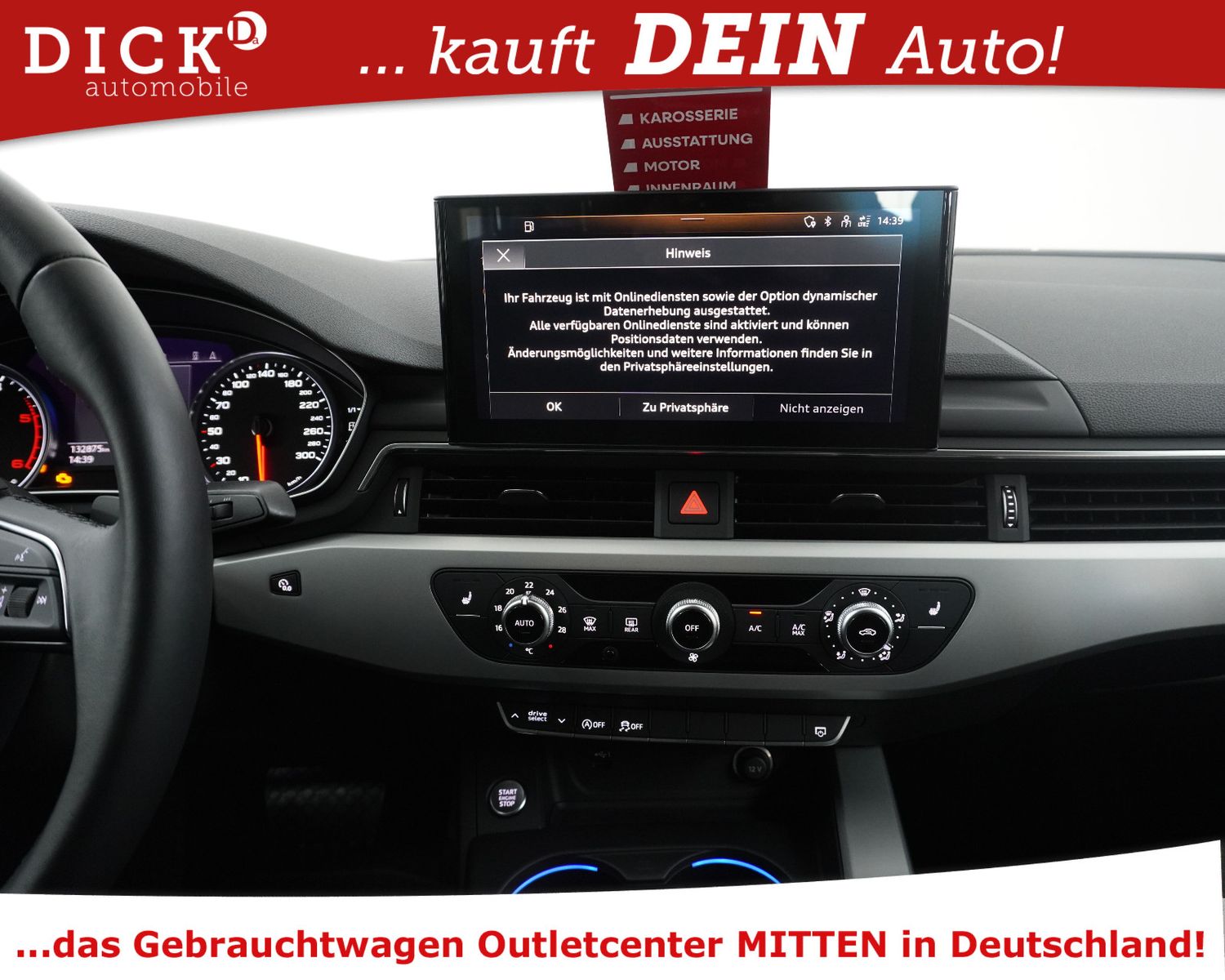 Fahrzeugabbildung Audi A5 SB 40d S-Tr. Advan Sport NAVI+LED+ACC+SHZ+18"