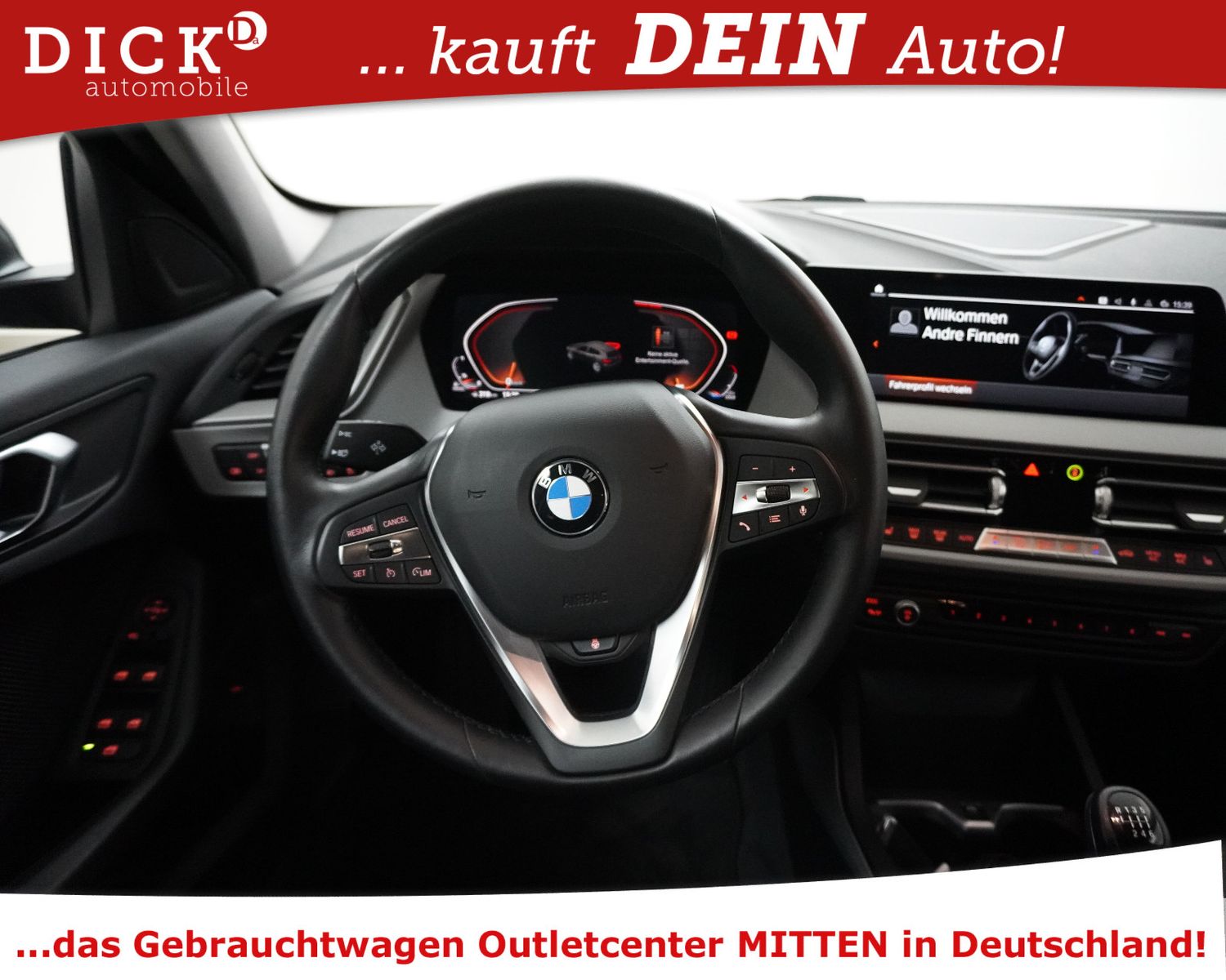 Fahrzeugabbildung BMW 118d Advant NAV PROF+VIRTU+KAMERA+LED+SHZ+HIFI+M