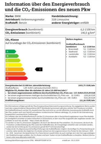 BMW 318i Limousine