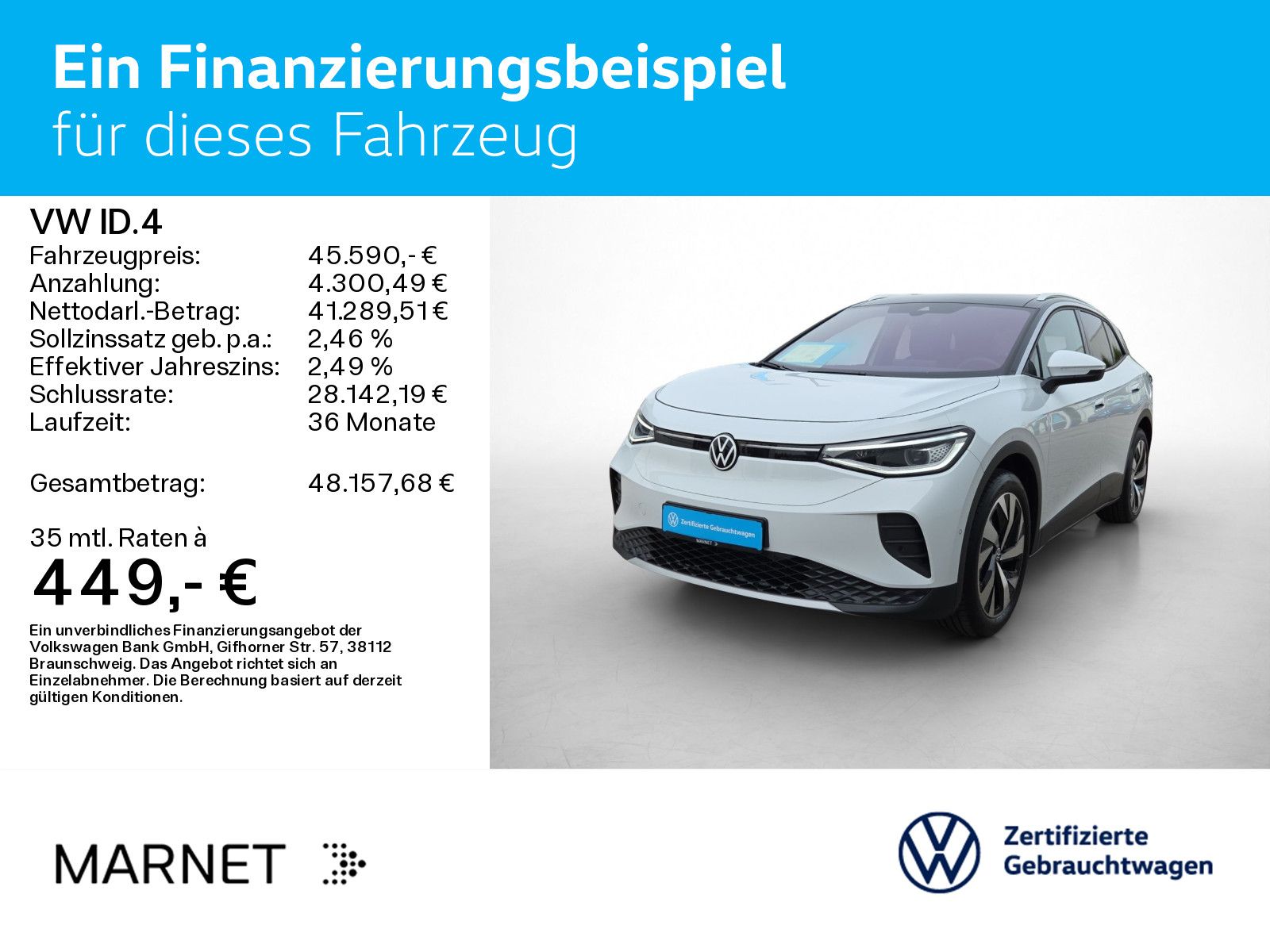 Volkswagen ID.4 Pro Navi*Wärmep.*IQ-Light*Pano*AHK*Keyless* imagem 2