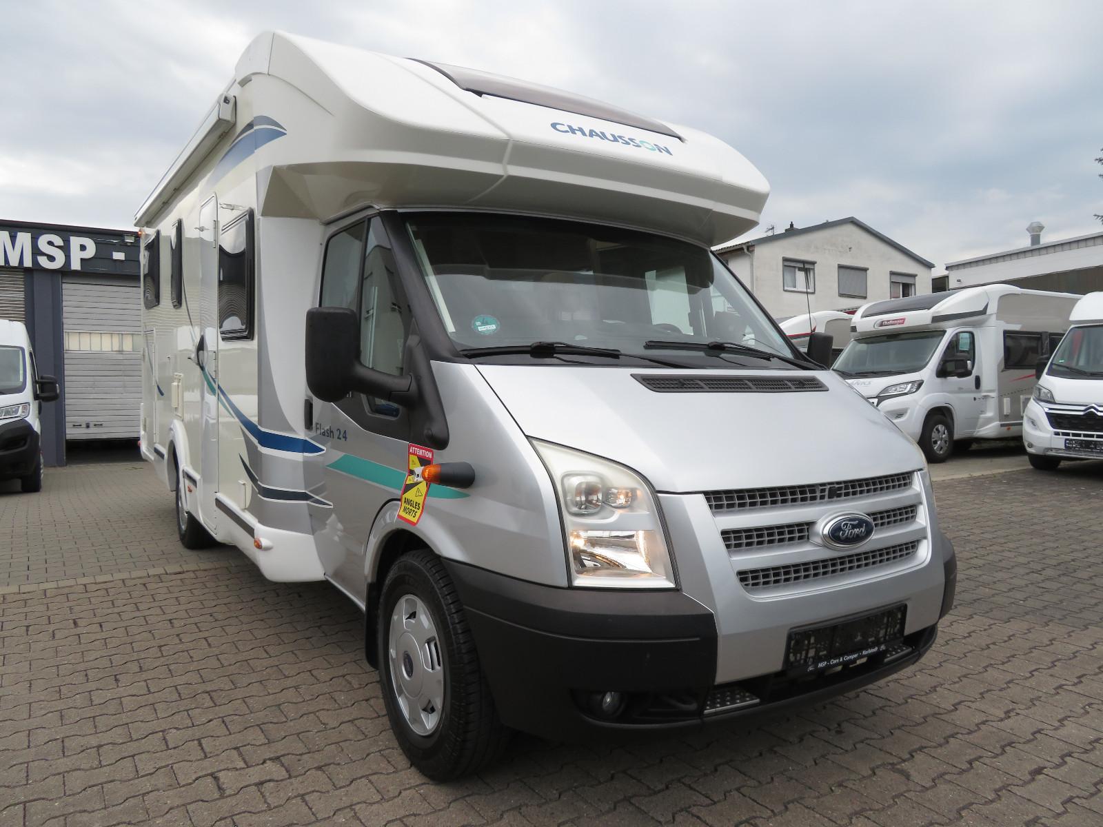 Chausson Flash 24 Hub+Einzelbetten 2xKlima Solar SAT-TV