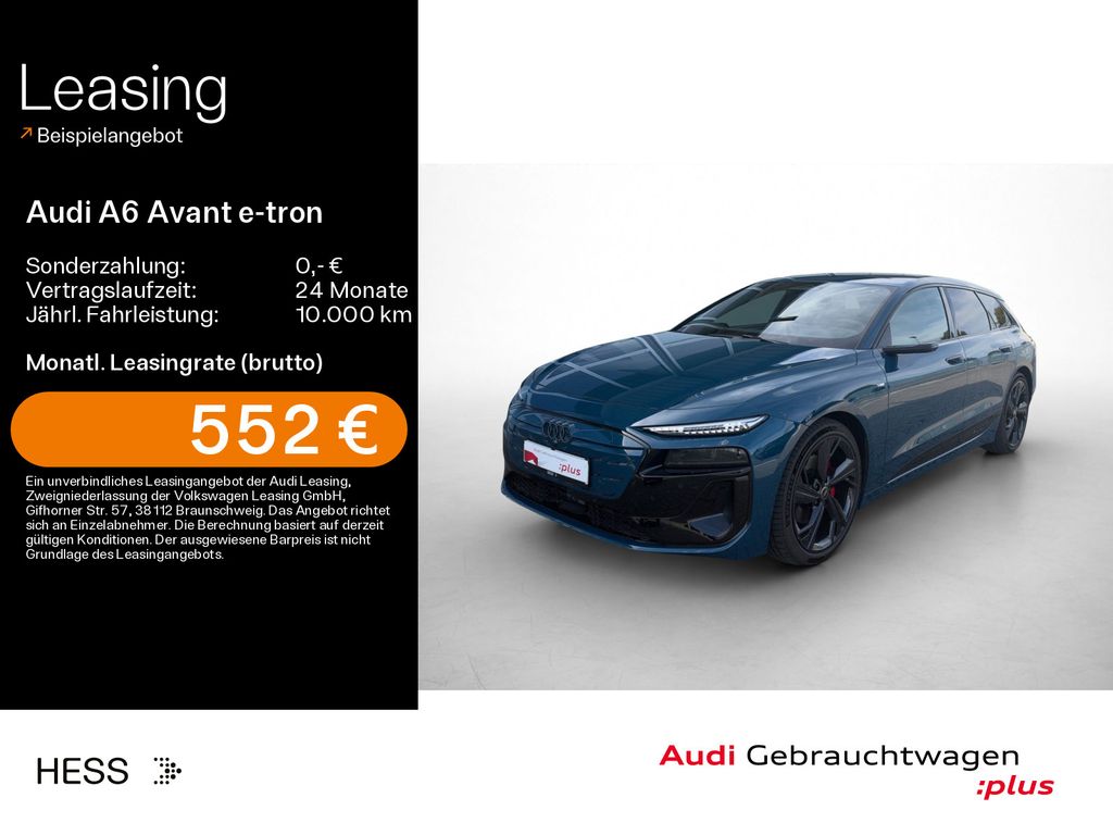 Audi A6 Avant e-tron S-LINE*0,25%*MATRIX*STHZG*HUD*LU